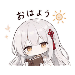 栞のおはようスタンプ